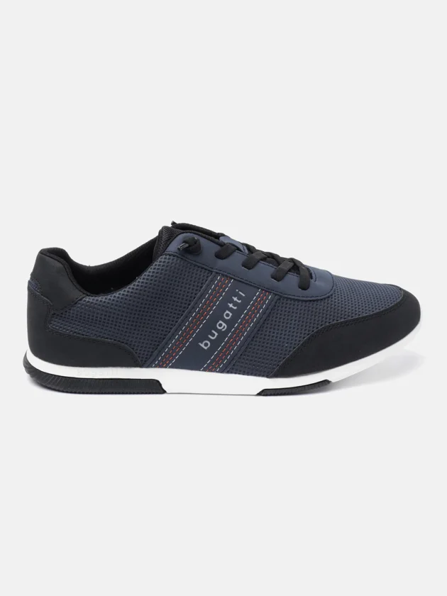 Bugatti report eco dark blue and black sneakers